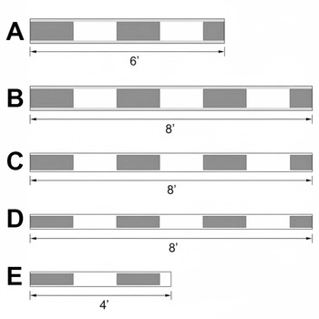 Provided Crossing Arm Sections